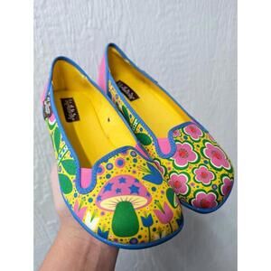 Hot Chocolate Design Chocolaticas Flats Shoes Flower Power Mushrooms Size 37